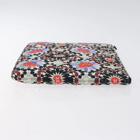 CHANEL Christmas Clutch Bag Nylon Black Silver - Picture 3 of 16